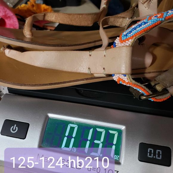 Ecote Thong Flat T Strap Beaded Sandals size 6.5 AS IS No Box - Picture 8 of 8